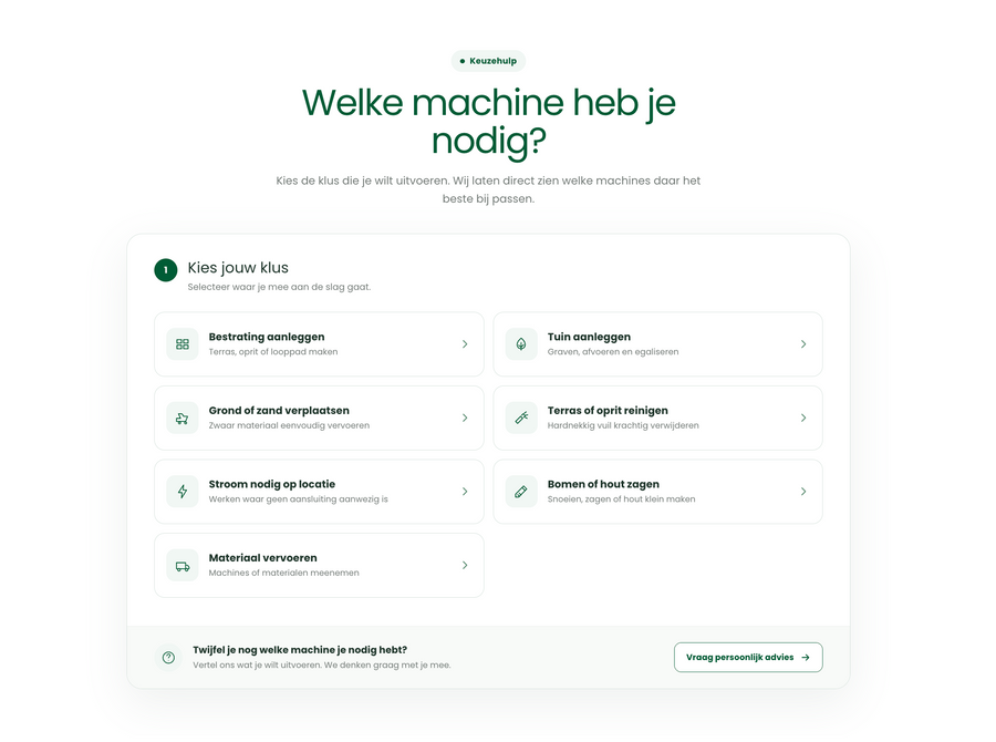 Voorbeeld van een custom Shopify-component